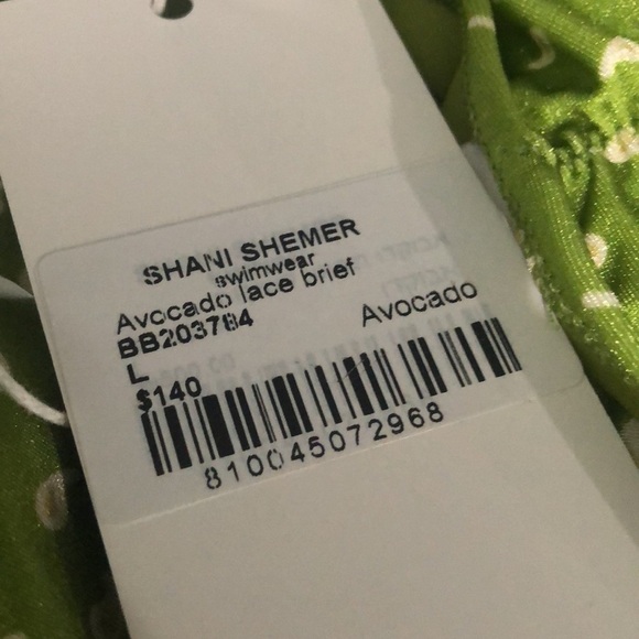 SHANI Shemer Avacado Bikini Swim Bottom Size L - Picture 5 of 6